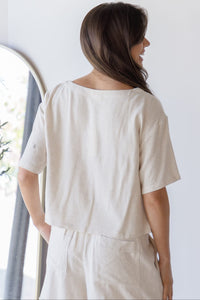 Gemini Linen Top