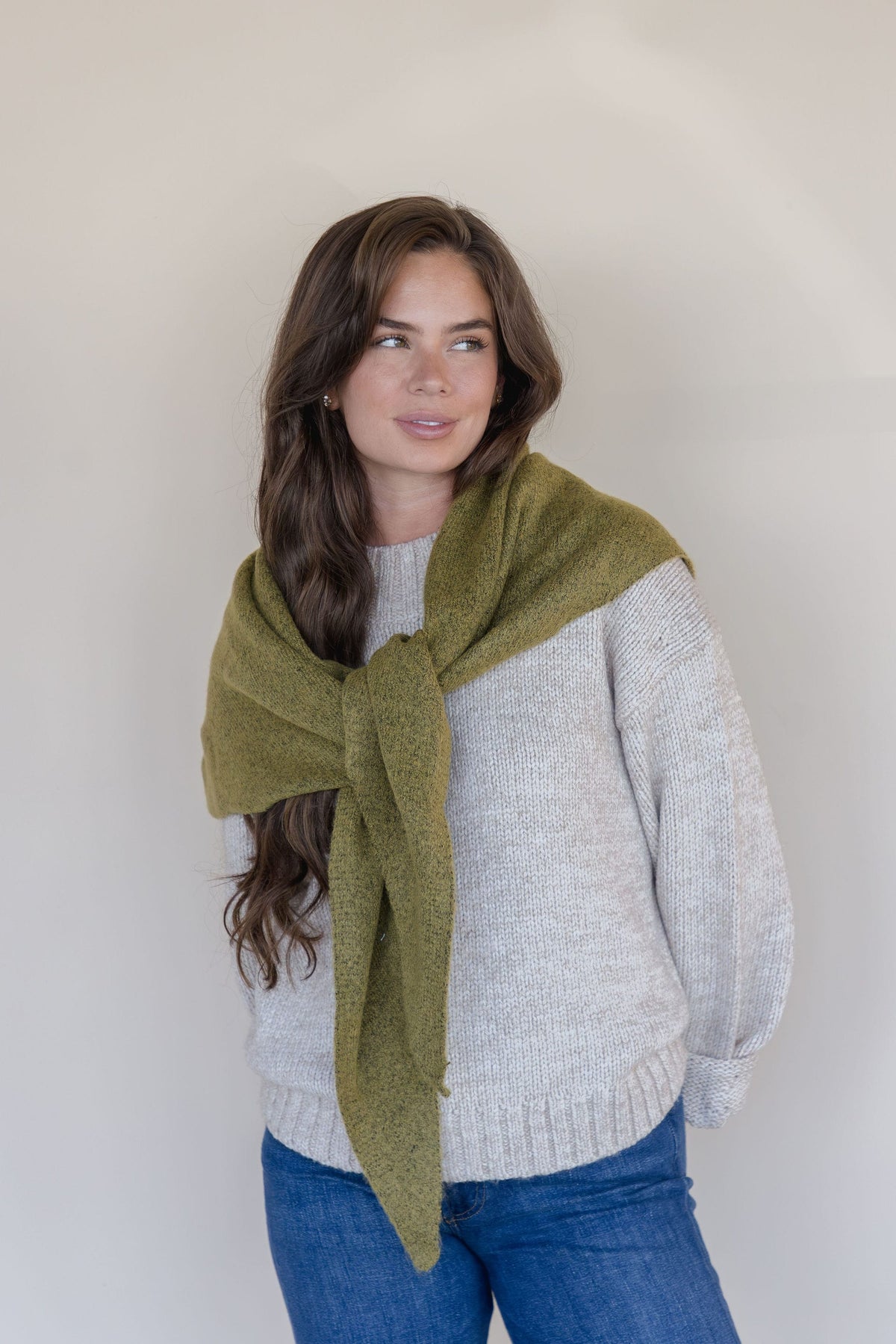 Kindred Knit Triangle Scarf