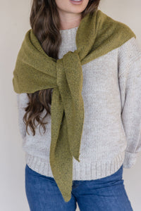 Kindred Knit Triangle Scarf
