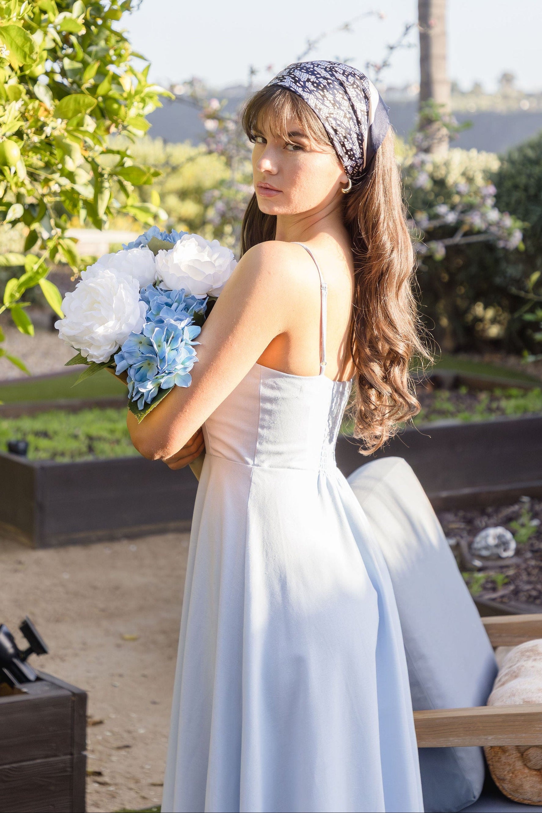Maci Linen Midi Dress