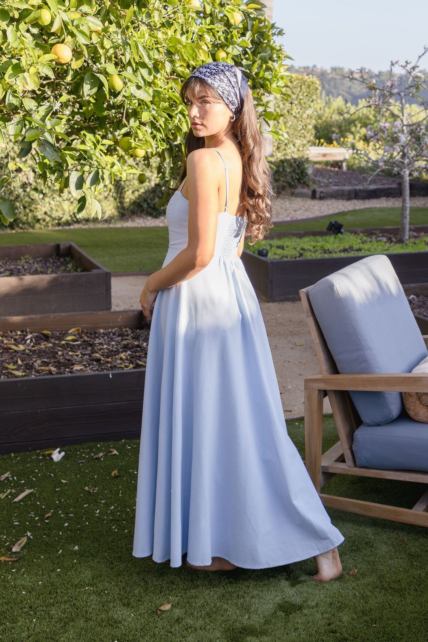 Maci Linen Midi Dress