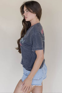 John Lennon Rock 'N' Roll Off Burnout BF Tee