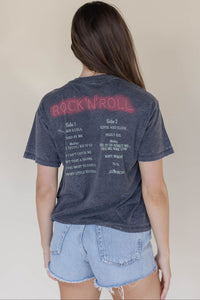John Lennon Rock 'N' Roll Off Burnout BF Tee