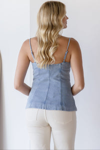 Sainte Button-Front Top