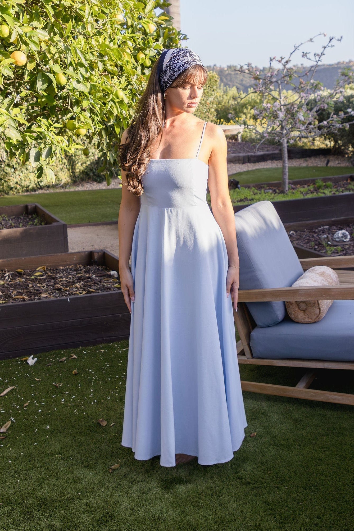 Maci Linen Midi Dress