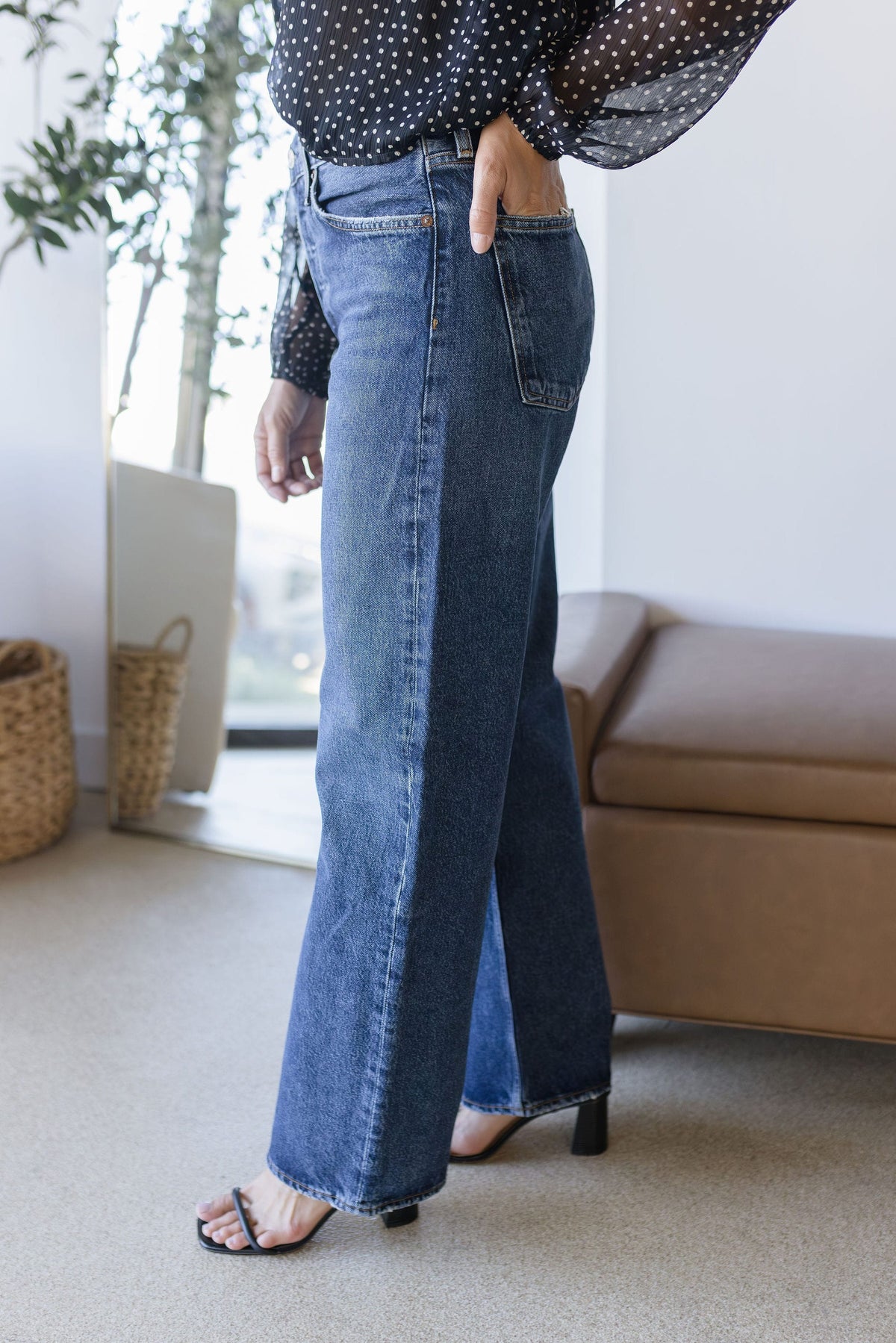 Arc Wide Leg Jean 32"