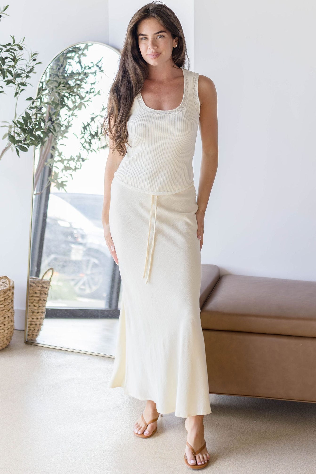Ever Pointelle Knit Tank
