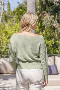 Donna Off The Shoulder Knit Sweater