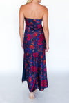 Art Of Bloom Strapless Maxi Dress