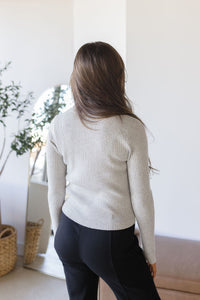 Nolita Zip Up Ribbed Long Sleeve Jacket