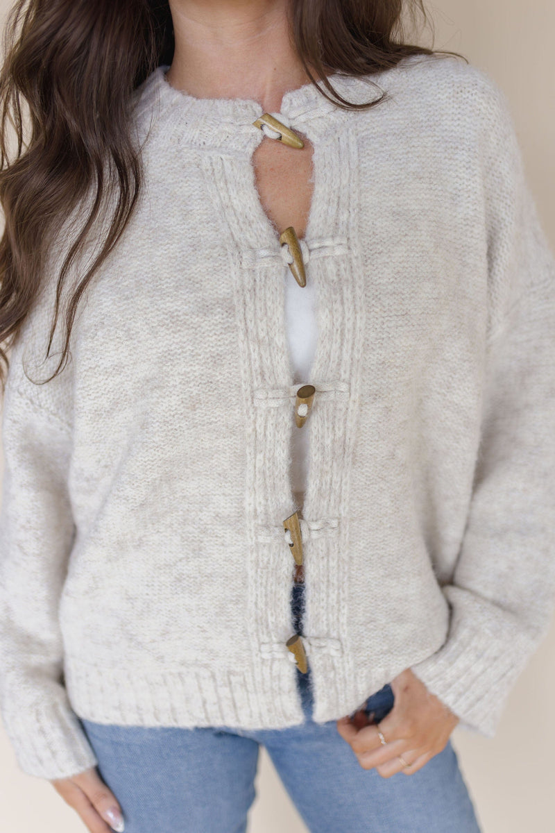 Jaynie Toggle Button Cardigan Jaynie Toggle Button Cardigan