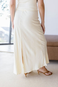 Leila Tie Waist Midi Skirt