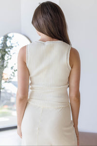 Ever Pointelle Knit Tank