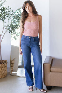 Floral Textured Lace Brami