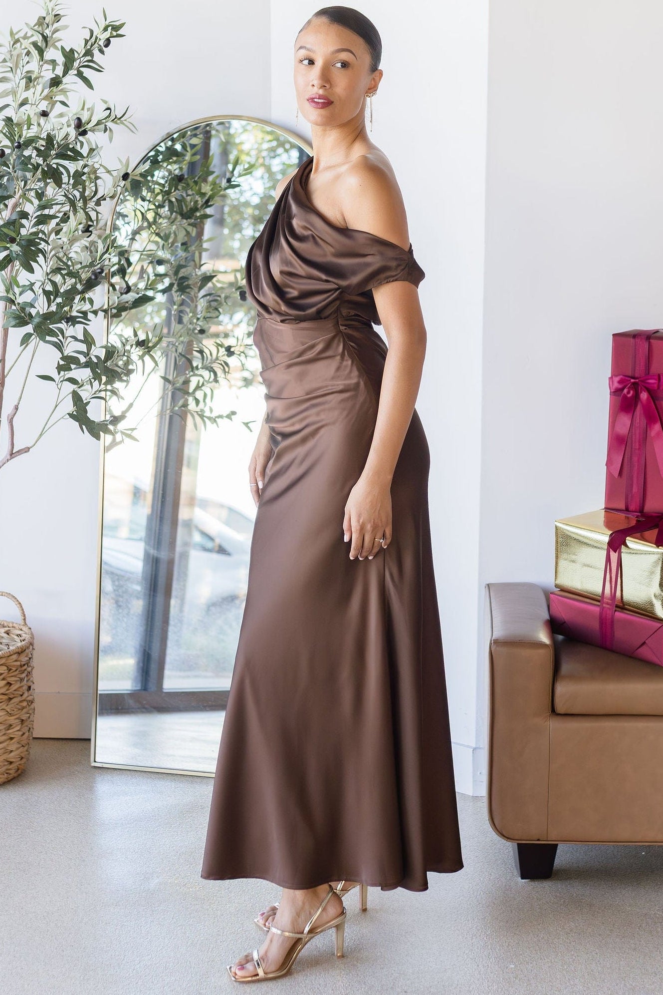 Jolee Asymmetrical Maxi Dress Jolee Asymmetrical Maxi Dress