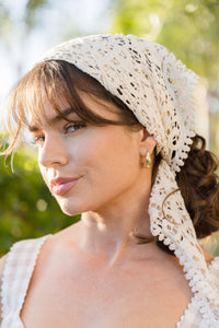 Izzy Crochet Bandana Scarf