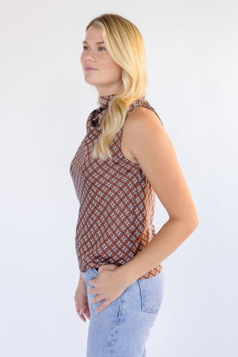 Claude Cowl Neck Top