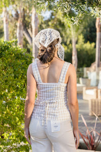 Savannah Gingham Top