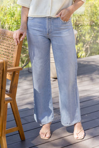 Annina High Rise Wide Leg Jean 30"