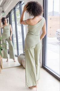 Romina Asymmetrical Stretch Top