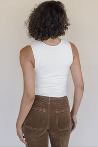 Clean Lines Square Neck Shirred Brami
