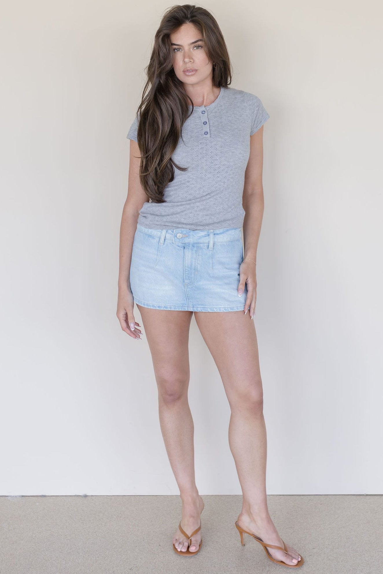 Reagan Scalloped Knit Top