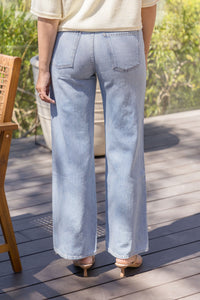 Annina High Rise Wide Leg Jean 30"