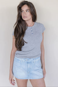 Reagan Scalloped Knit Top