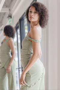 Romina Asymmetrical Stretch Top