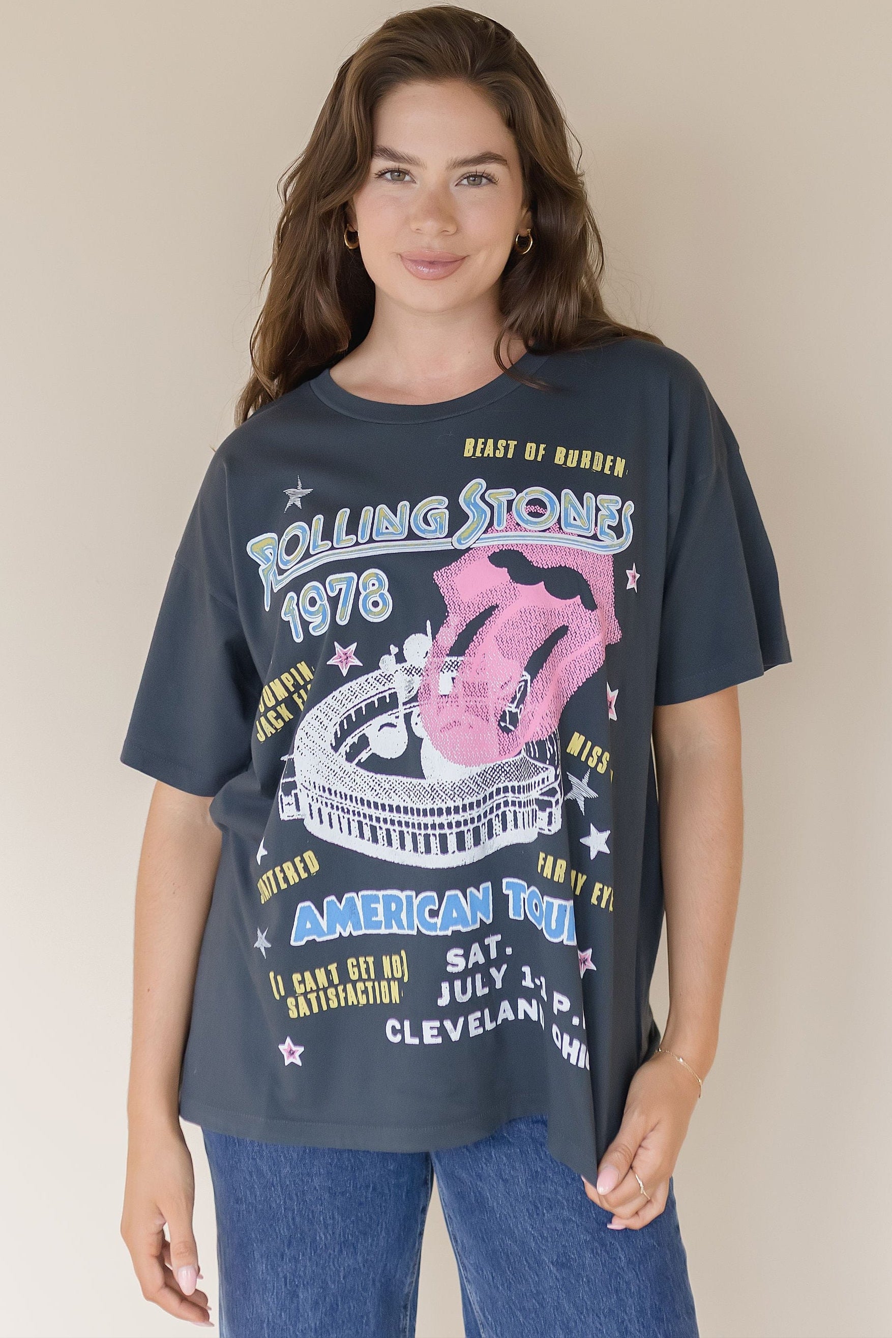 Rolling Stones 1978 American Tour Merch Tee Rolling Stones 1978 American Tour Merch Tee