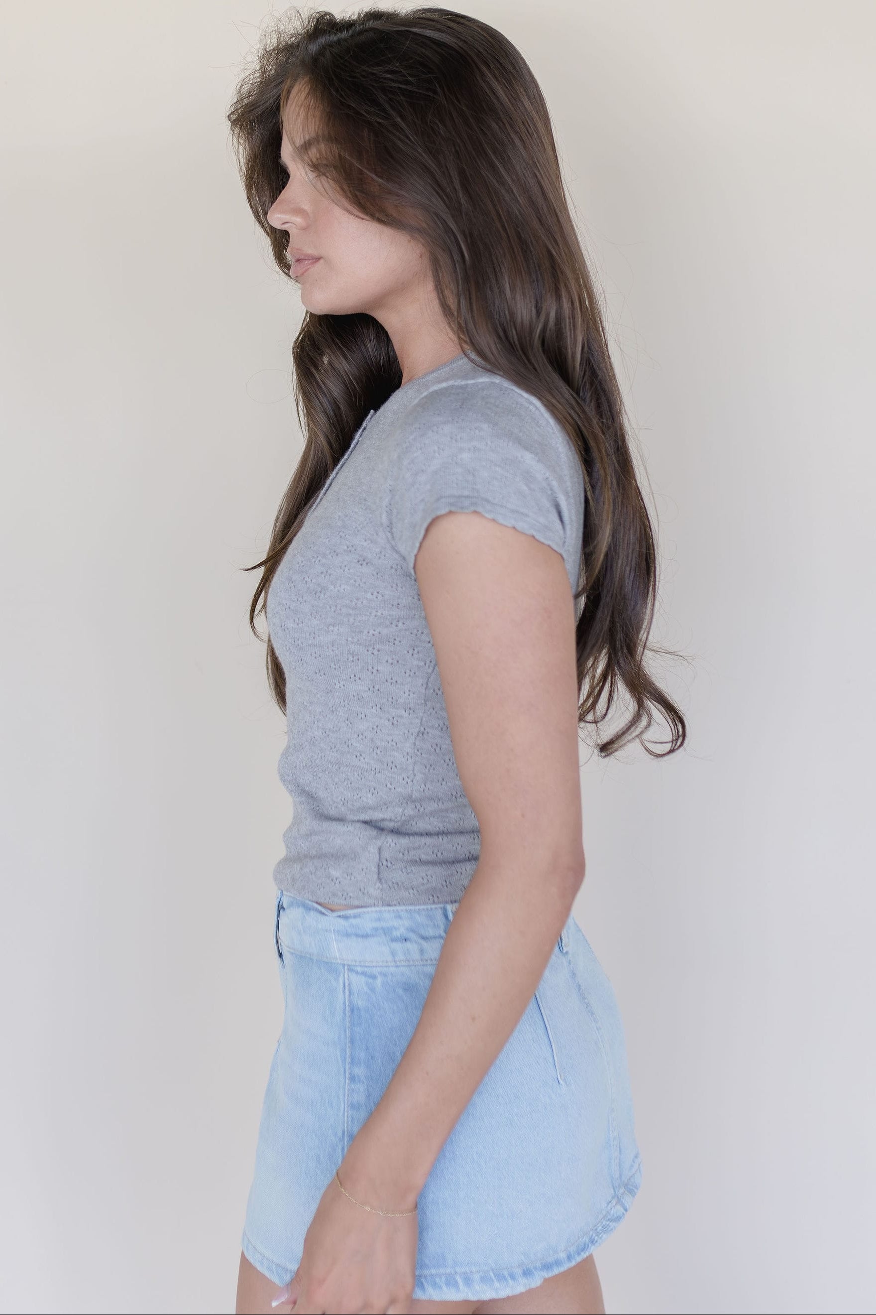 Reagan Scalloped Knit Top
