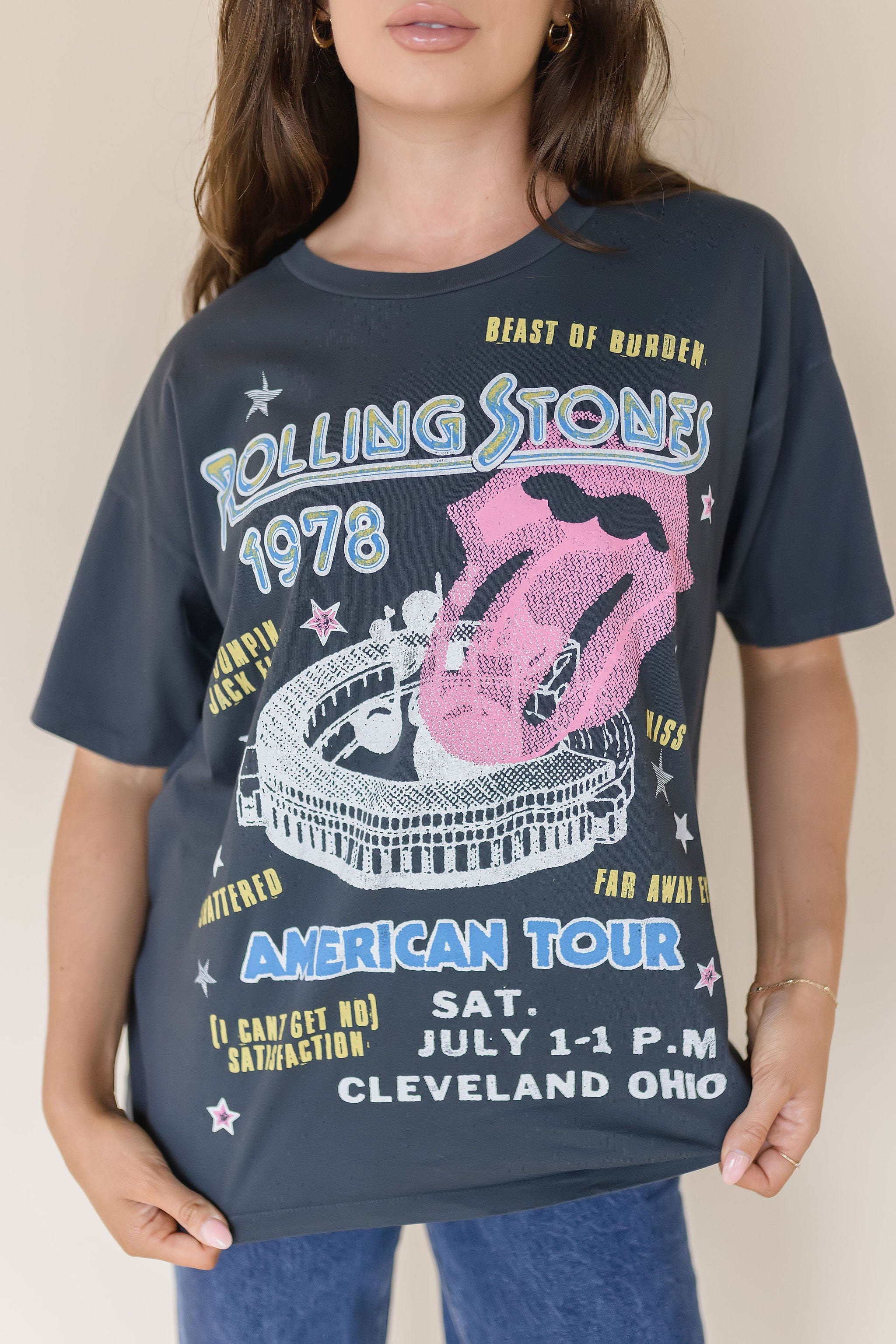 Rolling Stones 1978 American Tour Merch Tee Rolling Stones 1978 American Tour Merch Tee