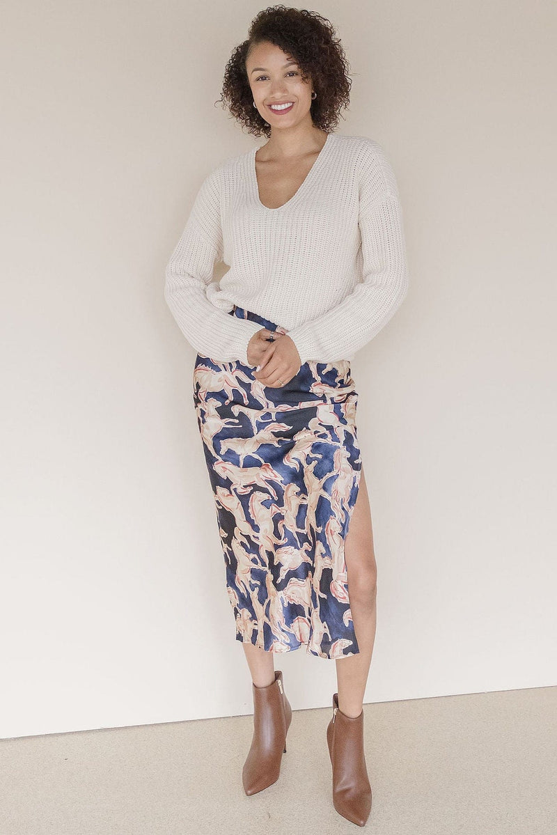 Ranger Midi Satin Skirt Ranger Midi Satin Skirt