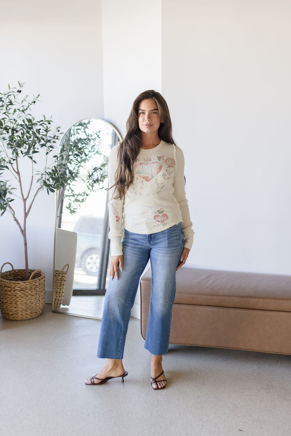 Ella Low Rise Straight Jean 27"