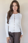 Sloane Jewel Button Knit Cardigan Sloane Jewel Button Knit Cardigan