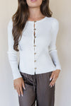 Sloane Jewel Button Knit Cardigan Sloane Jewel Button Knit Cardigan