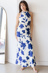 Main Event Halter Maxi Dress