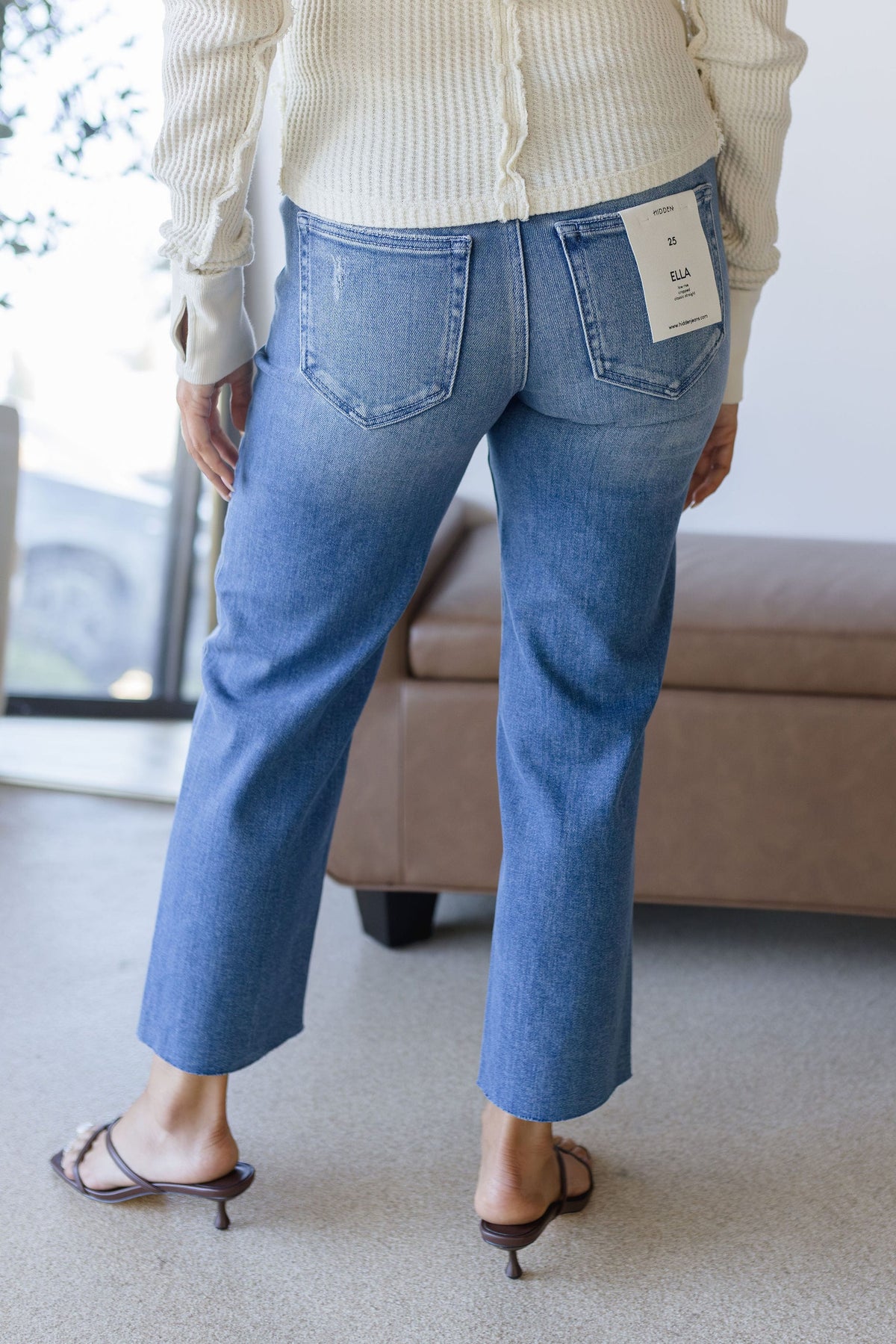 Ella Low Rise Straight Jean 27"
