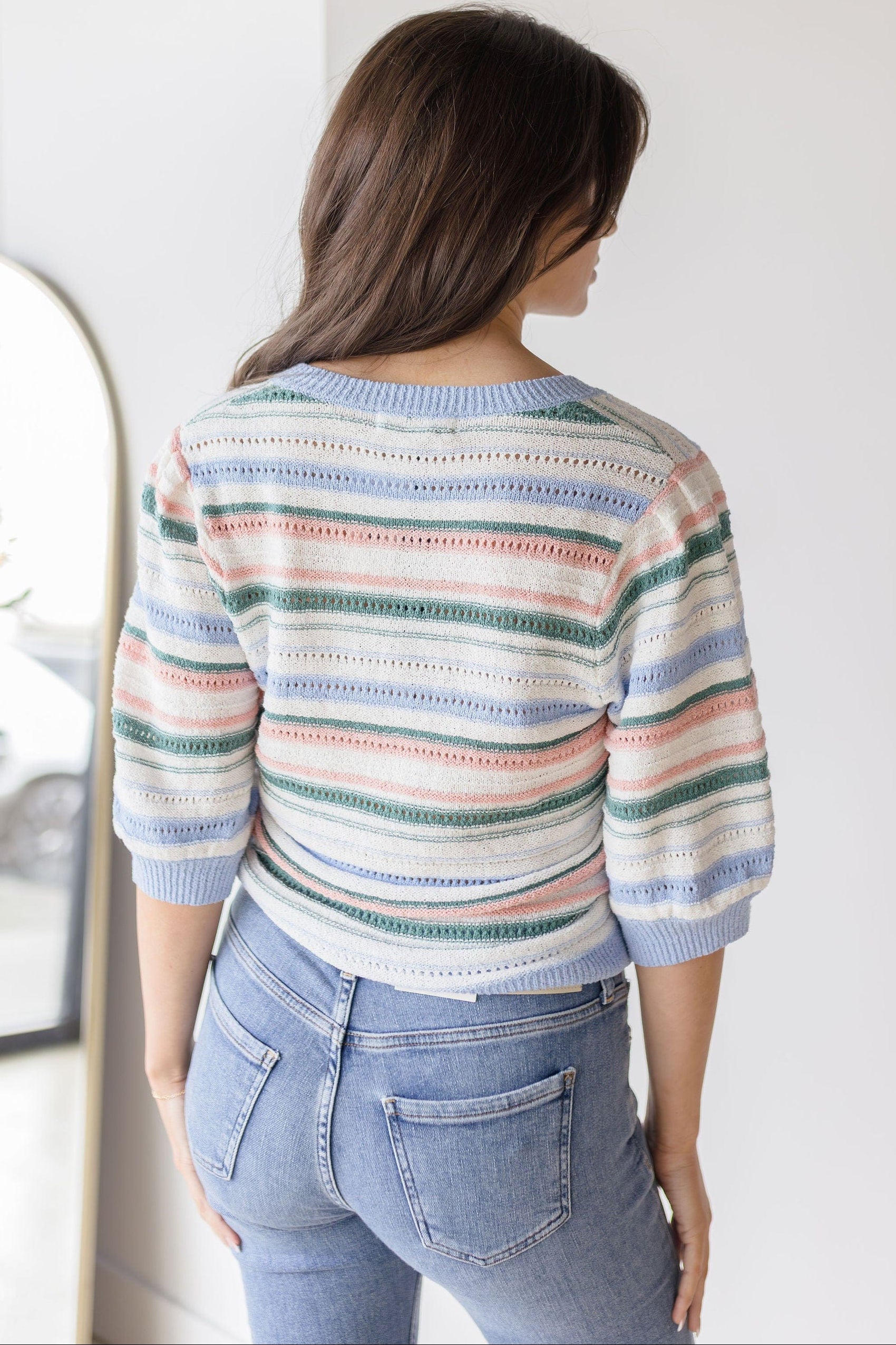 Mable Short Sleeve Sweater Top