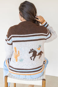 Kick Up The Dust Zip Up Sweater Kick Up The Dust Zip Up Sweater