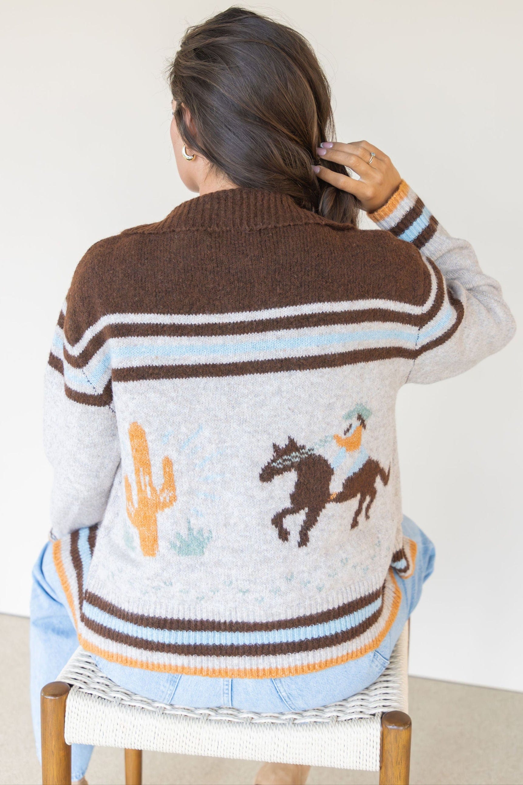 Kick Up The Dust Zip Up Sweater Kick Up The Dust Zip Up Sweater