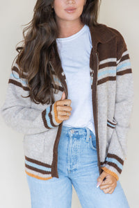 Kick Up The Dust Zip Up Sweater Kick Up The Dust Zip Up Sweater