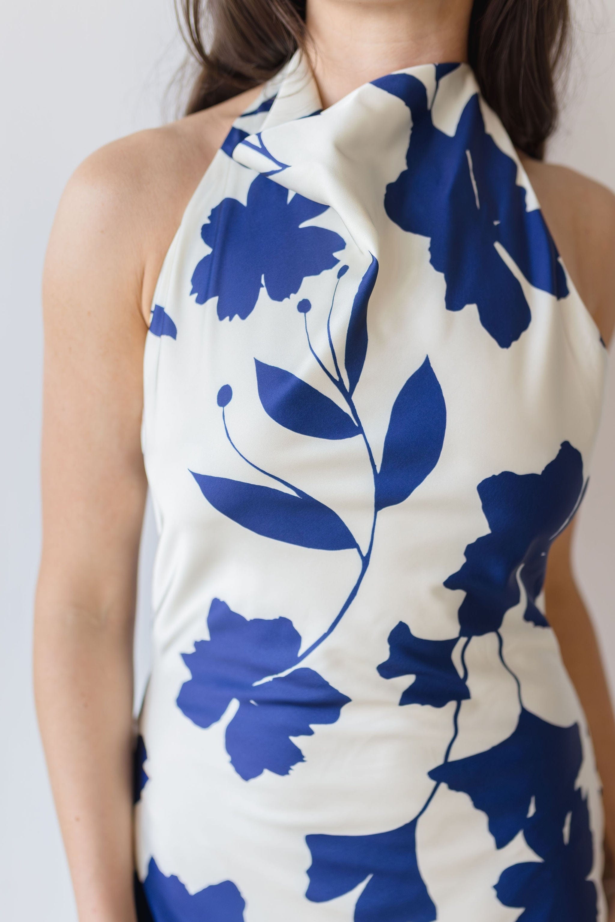 Main Event Halter Maxi Dress