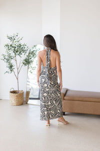 Resort Nights Halter Maxi Dress