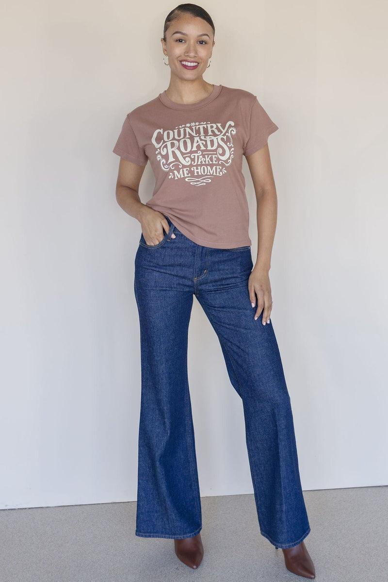 John Denver Country Road Reverse GF Tee John Denver Country Road Reverse GF Tee