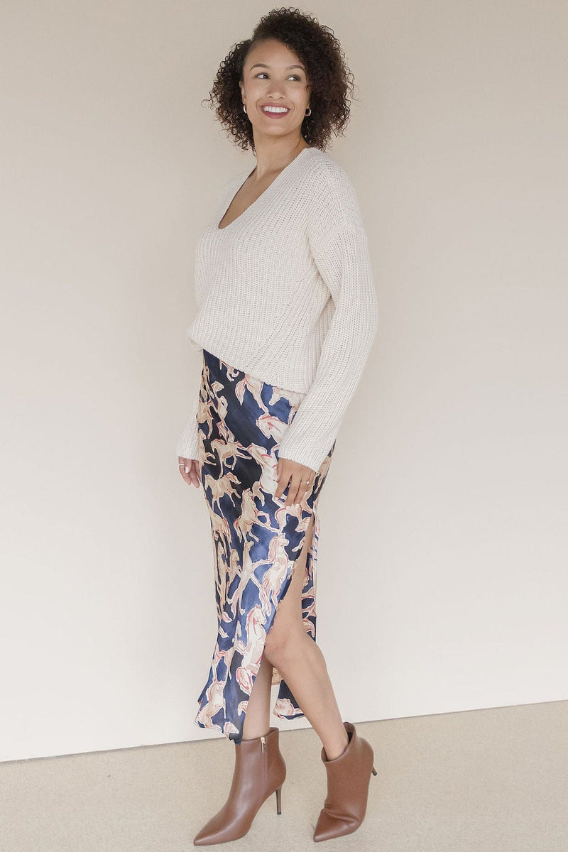 Ranger Midi Satin Skirt Ranger Midi Satin Skirt