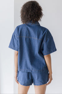 Kip Button Down Denim Shirt