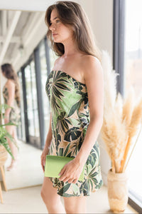 Tropic State Of Mind Tie Back Mini Dress