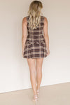 Hawthorne Drop Waist Plaid Mini Dress Hawthorne Drop Waist Plaid Mini Dress