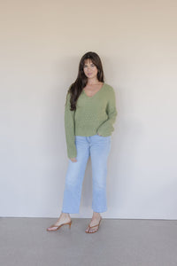 Spencer V-Neck Knit Sweater